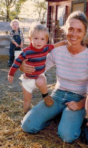Mom & Son on the Farm